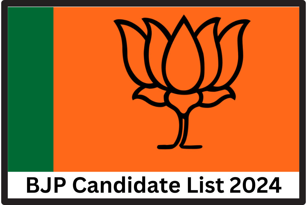 BJP Candidate list 2024