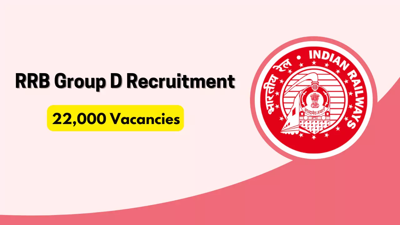RRB Group D Bharti 2026 | भारतीय रेल्वेत ‘ग्रुप D’ पदांच्या 22,000 जागांसाठी मेगाभरती