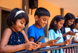 How to keep children away from using cell phones?