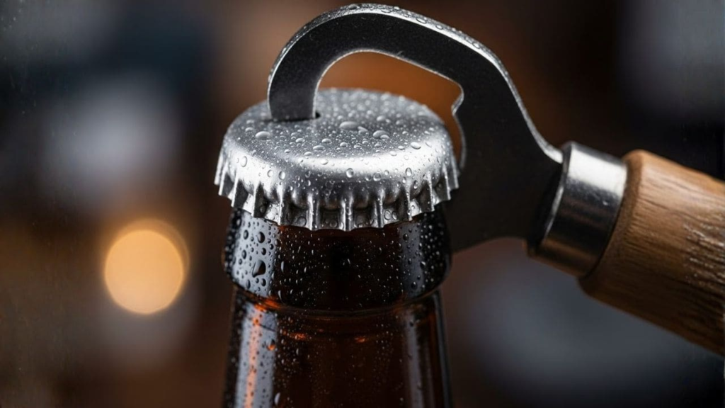 21 Notches on a Beer Bottle Cap