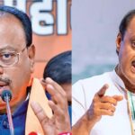 Ajit Pawar vs Chandrashekhar Bawankule (Reaction photo)