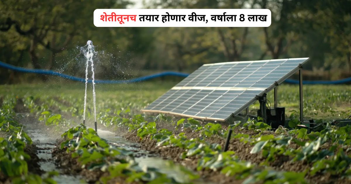 शेतकरी बनेल विजेचा उत्पादक! रुपयांचं पक्कं उत्पन्न कसं मिळेल?