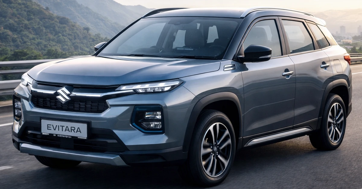 Maruti EVitara लाँच 543 km रेंज + Level 2 ADAS – भारतीय EV बाजारात मोठा ट्विस्ट