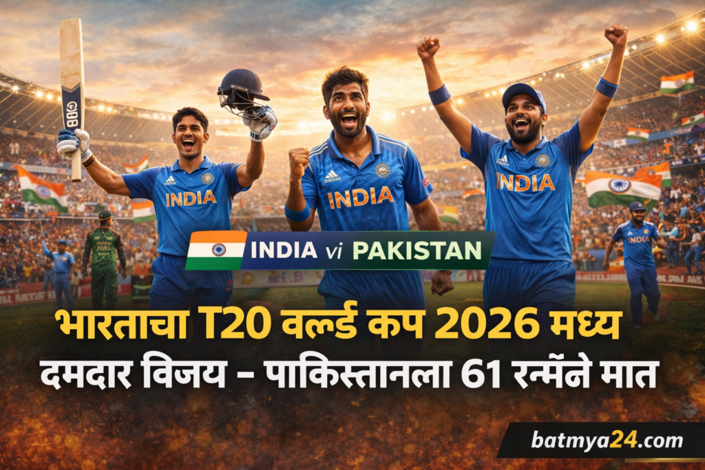 india vs pakistan t20 world cup 2026 big win celebration batmya24.com