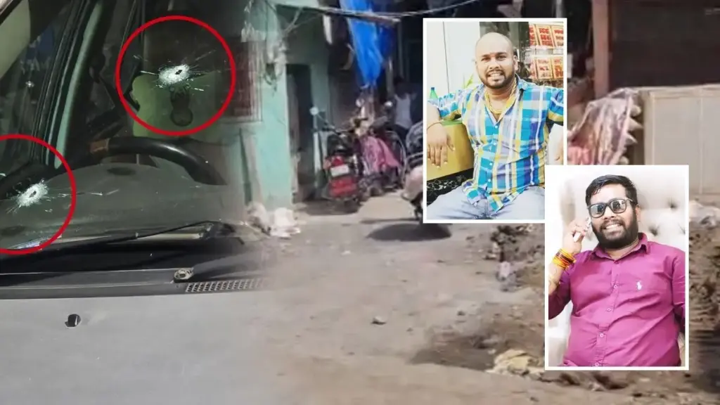ऐरोलीत मध्यरात्री गोळीबाराने खळबळ_ तरुणाच्या मानेवर गोळी; हल्लेखोर अद्याप फरार