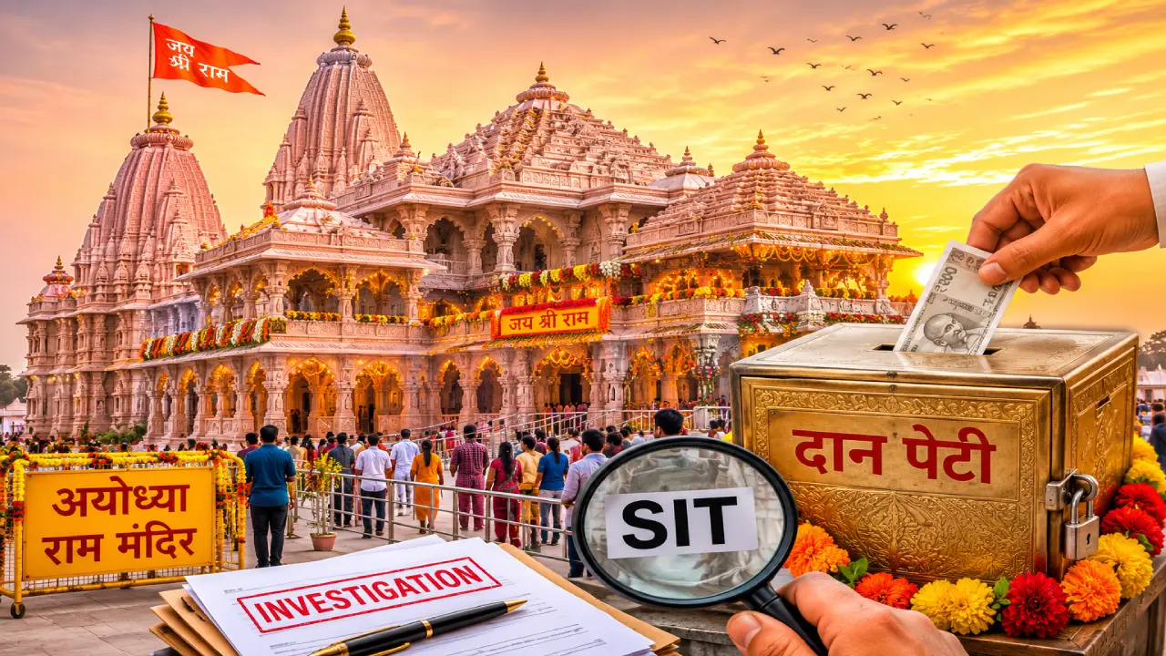 अयोध्या राम मंदिर दानपेटी प्रकरणात मोठा खुलासा! SIT तपासात धक्कादायक माहिती, सुरक्षा व्यवस्थेवरही प्रश्न