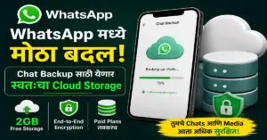 WhatsApp स्वतःच्या Cloud Storage वर Chat Backup देणार