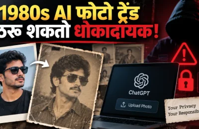 1980s AI फोटो ट्रेंडचा वाढता धोका; ChatGPT वर फोटो अपलोड करण्याआधी या गोष्टी नक्की लक्षात ठेवा