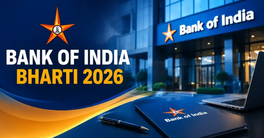 Bank of India Bharti 2026 मध्ये Specialist Officer पदांच्या 205 जागा
