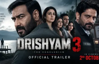 दृश्यम 3 चा जबरदस्त ट्रेलर रिलीज; अजय देवगणसमोर नवं संकट, जयदीप अहलावतची दमदार एन्ट्री