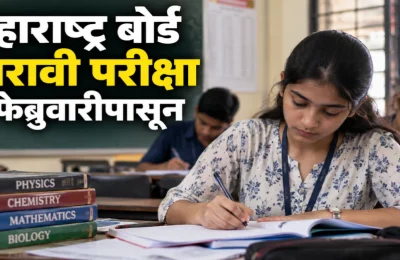 महाराष्ट्र बोर्ड बारावीची परीक्षा ८ फेब्रुवारीपासून; १६ मार्चपर्यंत परीक्षा, विद्यार्थ्यांनी आतापासूनच तयारीला लागा