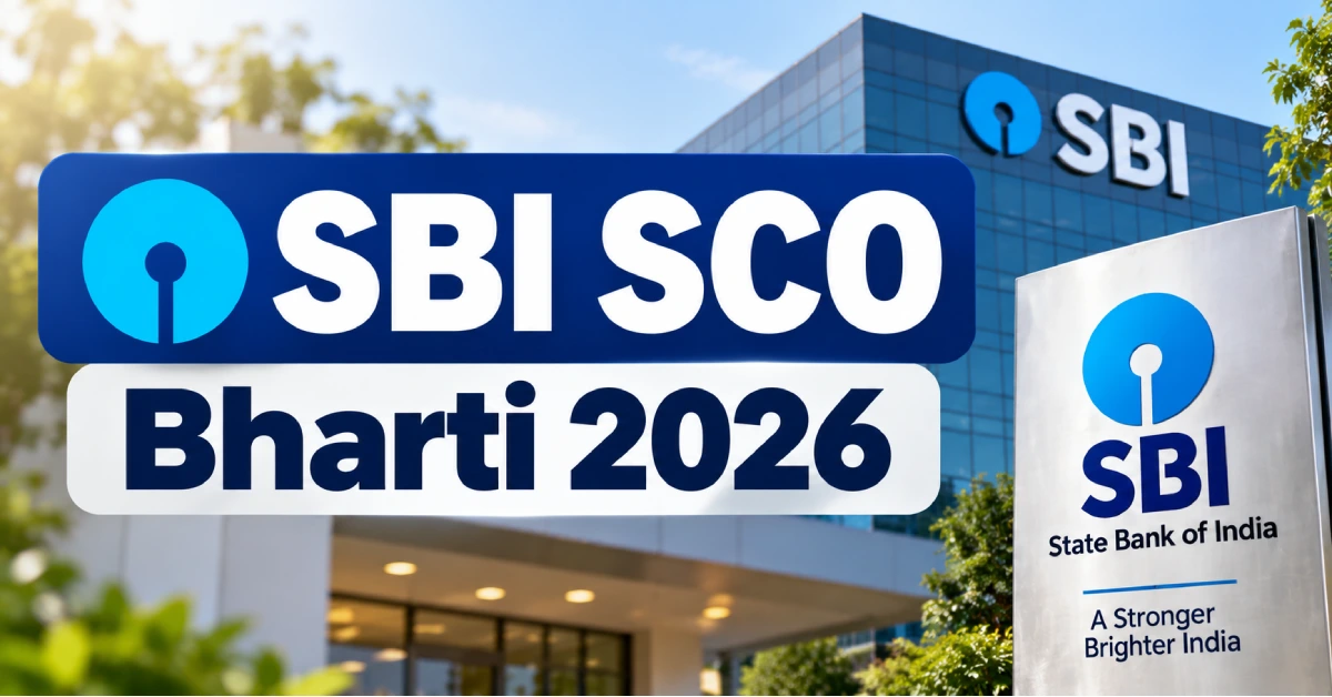 SBI SCO Bharti 2026 – स्टेट बँकेत 207 जागांसाठी भरती