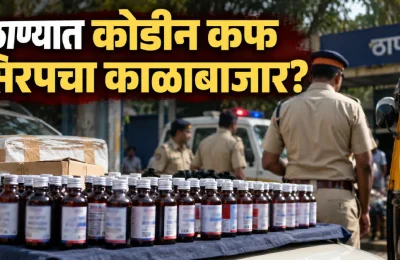 ठाण्यात कोडीन कफ सिरपचा काळाबाजार? 119 बाटल्या जप्त, ऑटोचालकाला अटक