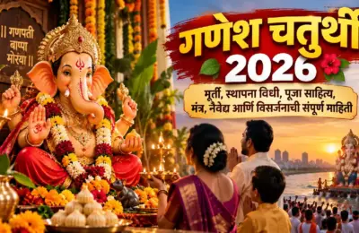 Ganesh Chaturthi 2026: गणपती बाप्पाची मूर्ती कशी आणावी? स्थापना विधी, पूजा साहित्य, मंत्र, नैवेद्य आणि विसर्जनाची संपूर्ण माहिती