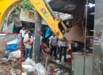 डोंबिवलीत बस थांब्याजवळील टपऱ्यांवर कारवाई; प्रवाशांना मोठा दिलासा